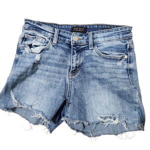 Judy Blue shorts Size 3 /26 Blue Raw Hem Distressed